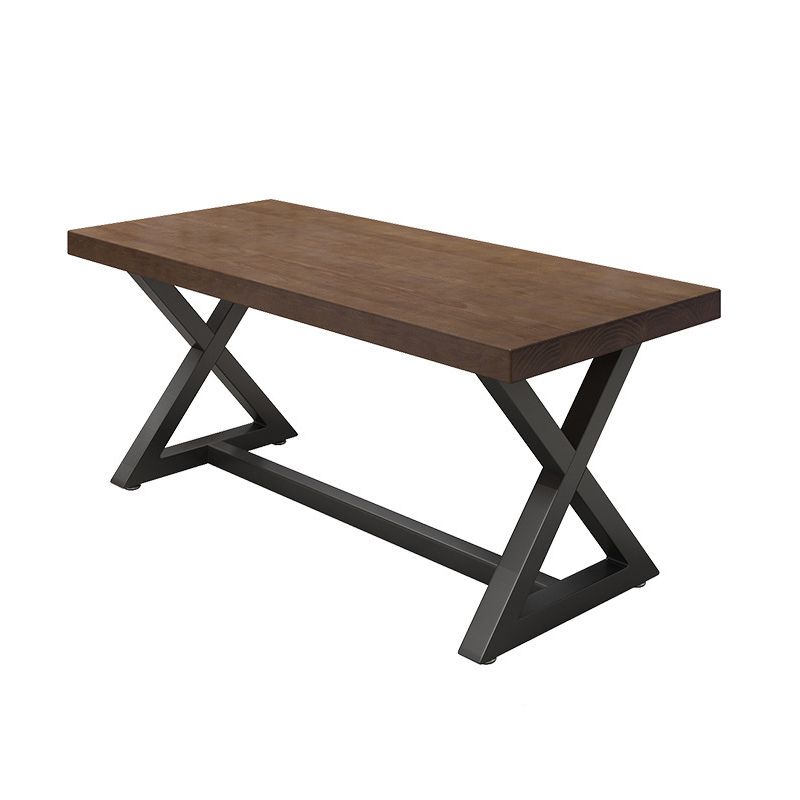 Modern Rectangle Dining Table Set 1/2/5 Pcs Solid Wood Dining Table and Chairs