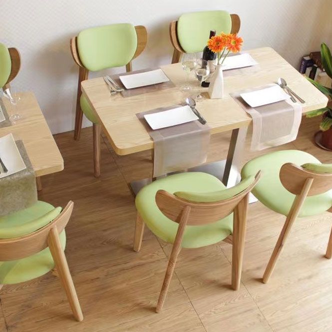 Industriestil Esstisch Heimküche Dinnerraum Möbel mit Metallbasis