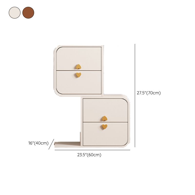 15.6-inch Width Storage Chest Contemporary Dresser with 4/8 Drawers