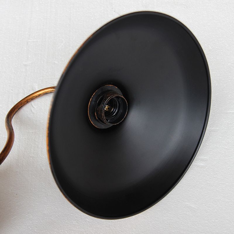 Industrielle Vintage Einwandlampe Schmiedeeisen -Scheunenwandlicht für Außenräume