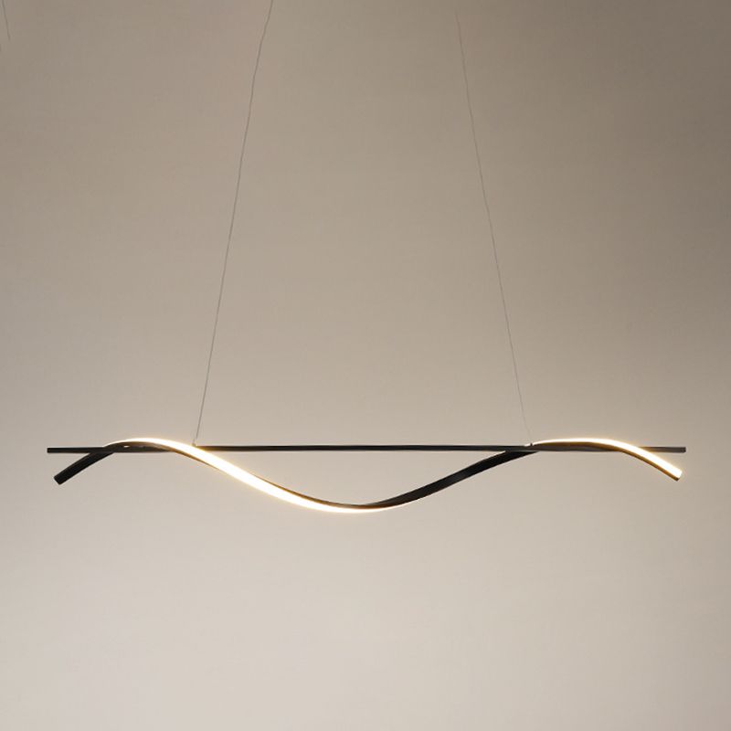 Modernism White/Black Kitchen Island Lighting Unique Ceiling Light for Bedroom