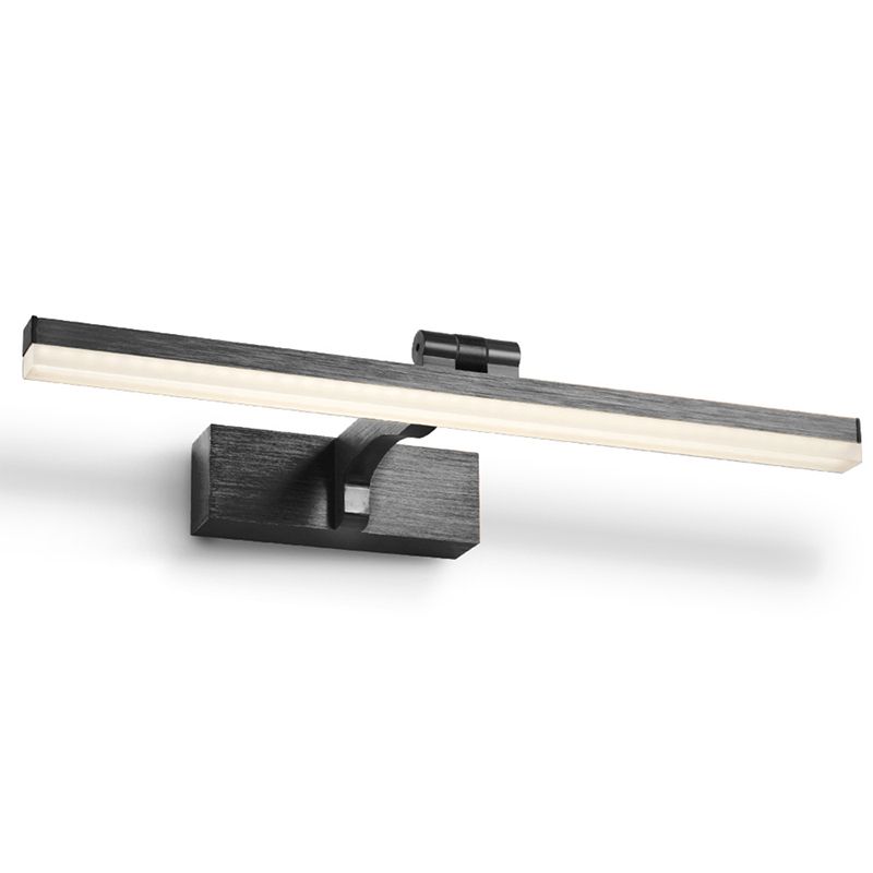 Lampada per pareti di vanità a LED lineare in alluminio Lampada per foto alimentabile minimalista