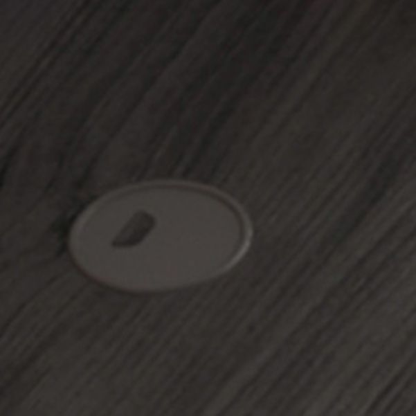 23.62" W Wooden Gaming Desk Modern Curved Computer Desk with Steel Legs