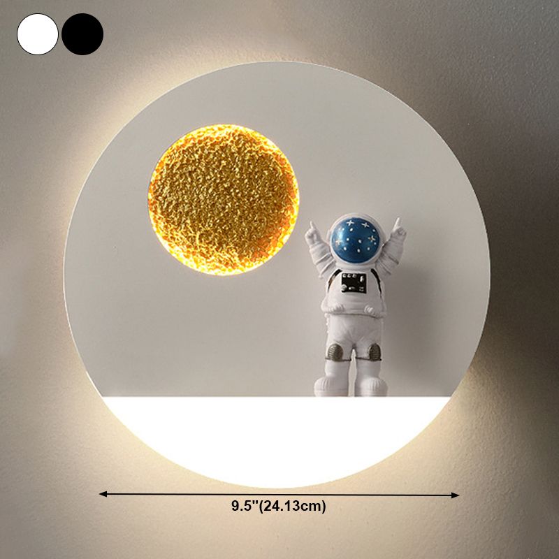 GEOMETRIC HADE SCONCE SCONCE STYE METAL METAL 1 SCONCI LIGHT, SAPI con decorazione