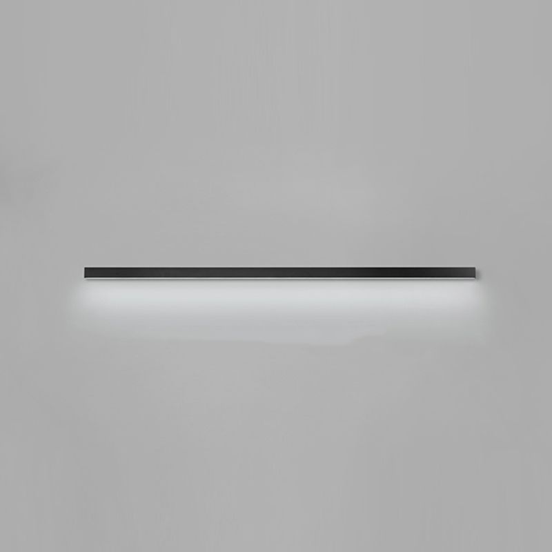 Accoglienza a parete in metallo a forma lineare moderna lampada montata a parete a 1 luci