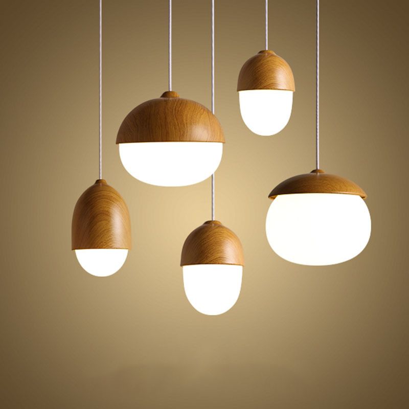 1 leichte hängende Lichter moderne einfache Wasserglasdecke für das Restaurant