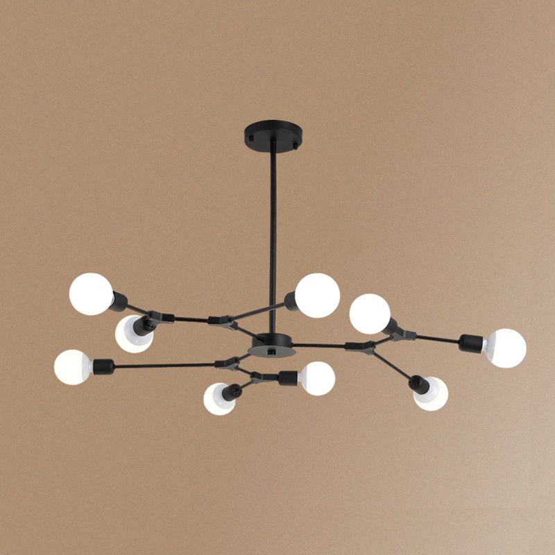 Luz de lámpara de metal ligera colgante posmoderna de la bombilla desnuda para el comedor