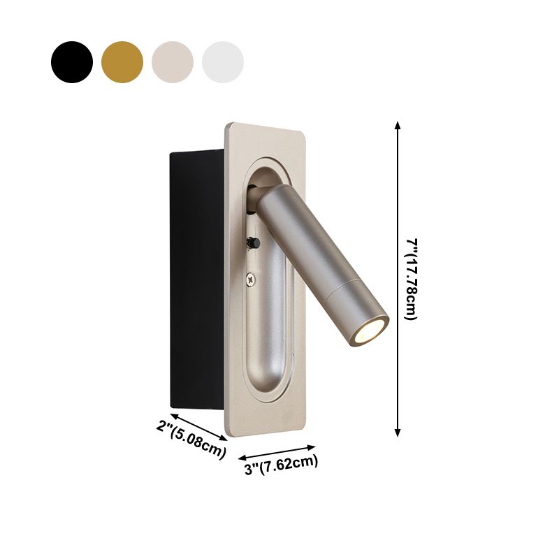 Nordic Style Aluminium Wandleuchter Zylinder 1 Licht Lesen Wandleuchte für Schlafzimmer
