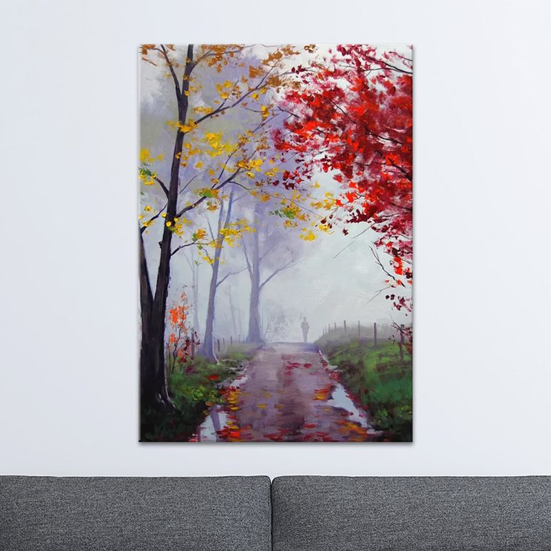 Scenery Painting Wall Decor Modern Style Textured Canvas Art Print for Living Room