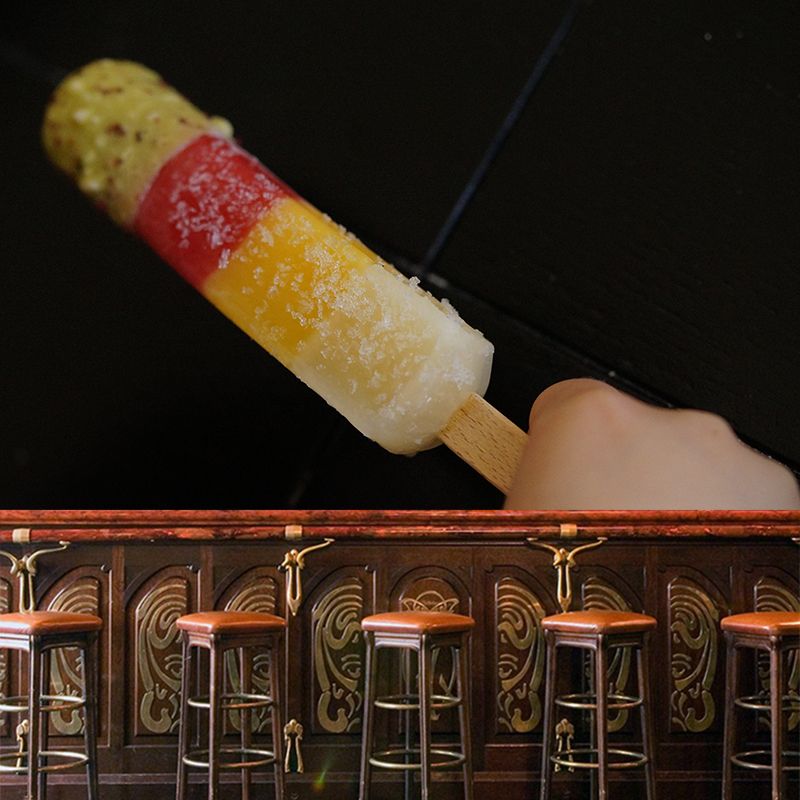 Delicious Ice Cream Mural Wallpaper Decorations for Dessert Shop Kitchen