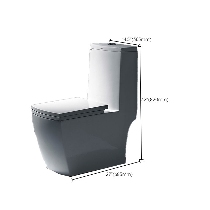 Modern Seat Included Flush Toilet All-In-One White Urine Toilet for Bathroom
