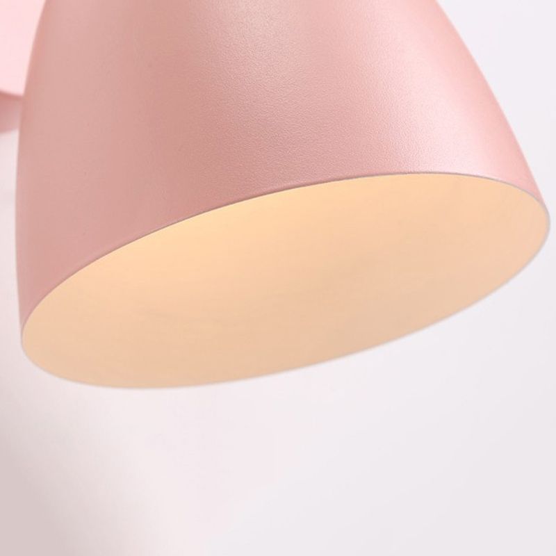 Contemporary Wall Light Wooden Macaroon Wall Light Sconce for Living Room