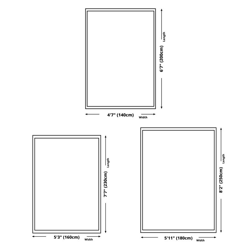 Stylish Grey Color-Blocked Carpet Polyester Modern Rug Non-Slip Area Rug for Living Room