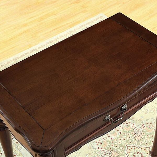 Traditional Rubberwood Bedroom Storage Box 3 Drawer Vanity Tables