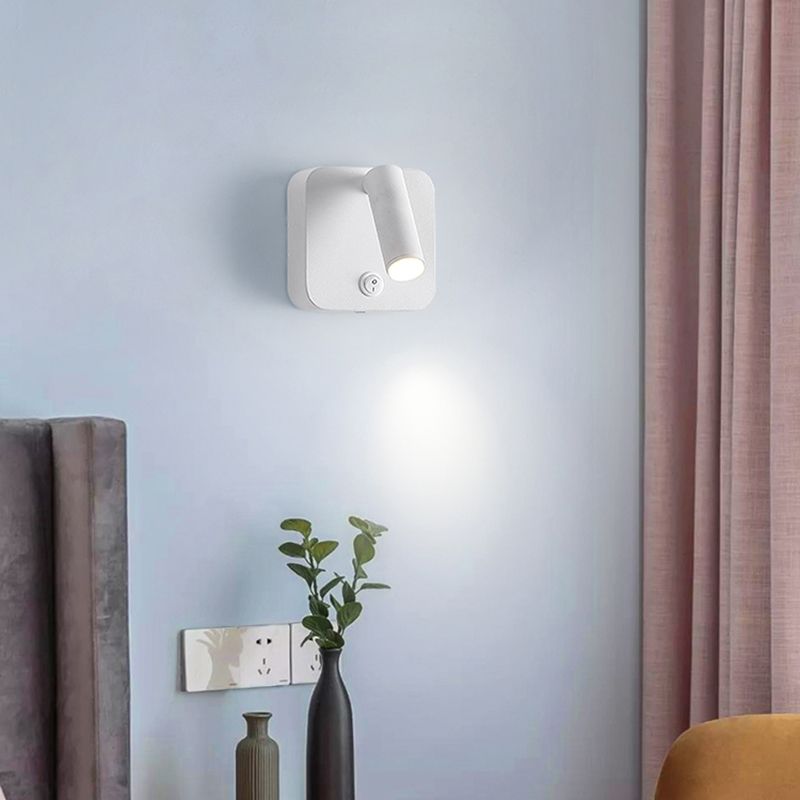 Luminaire d'applique LED Simplicité Litoire de lecture du mur métallique pour chambre à coucher