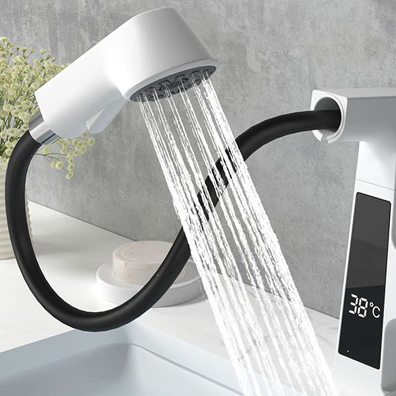Classic Centerset Faucet Single Handle Solid Color Centerset Bathroom Sink Faucet