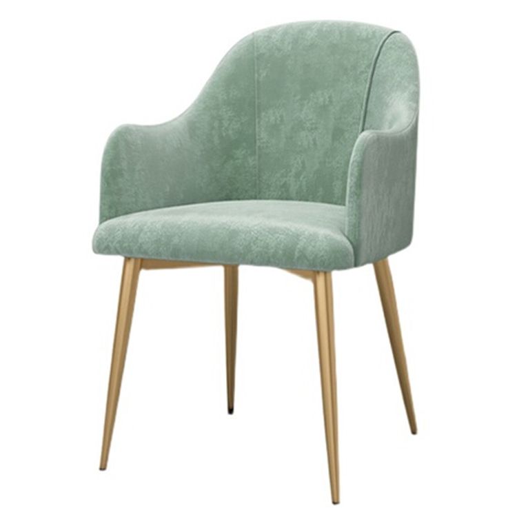 Chaise de salle à manger en métal de style scandinave, chaise à oreilles décontractée pour café