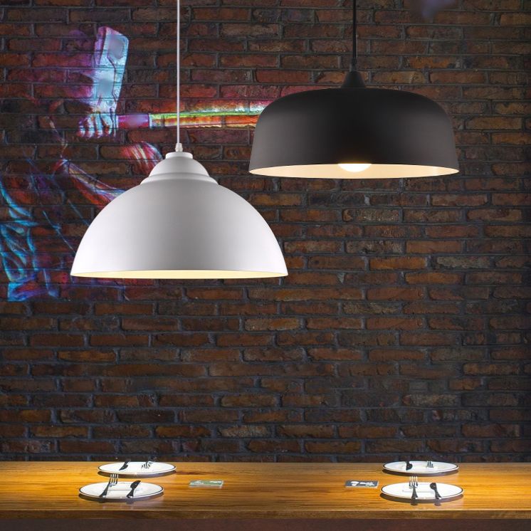 Geometric Hanging Lights Industrial Style Metal 1 Light Pendant Light Kit