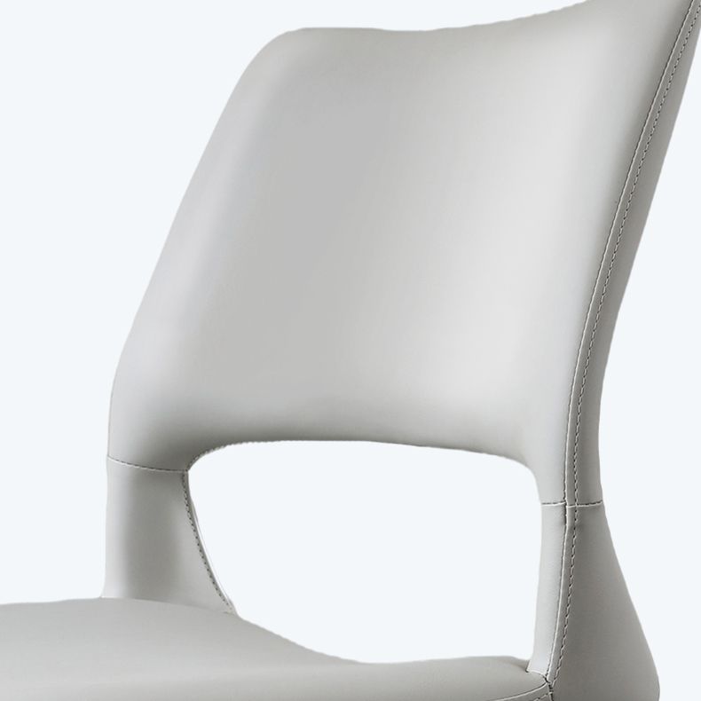 Industrial Kitchen Dining Side Chair Open Back Metal Side Chair