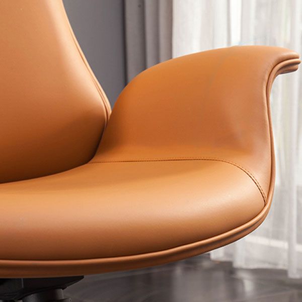 Modern Executive Chair Leather Swivel Tilt Mechanism Managers Chair