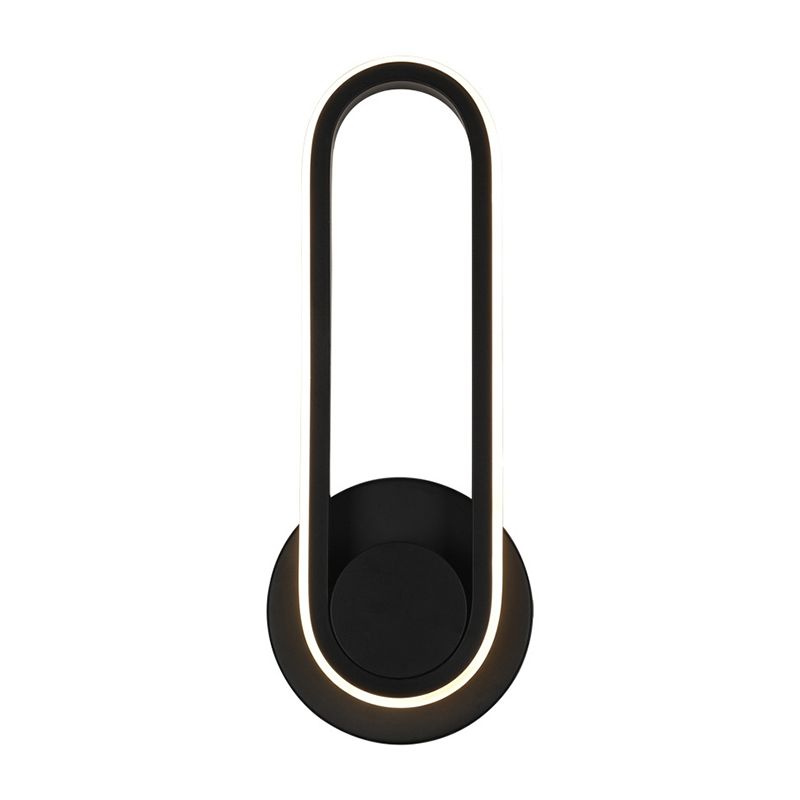 Contemporáneo de letrero de pared de pared simple de pared LED montada en la pared para la pared para la cama