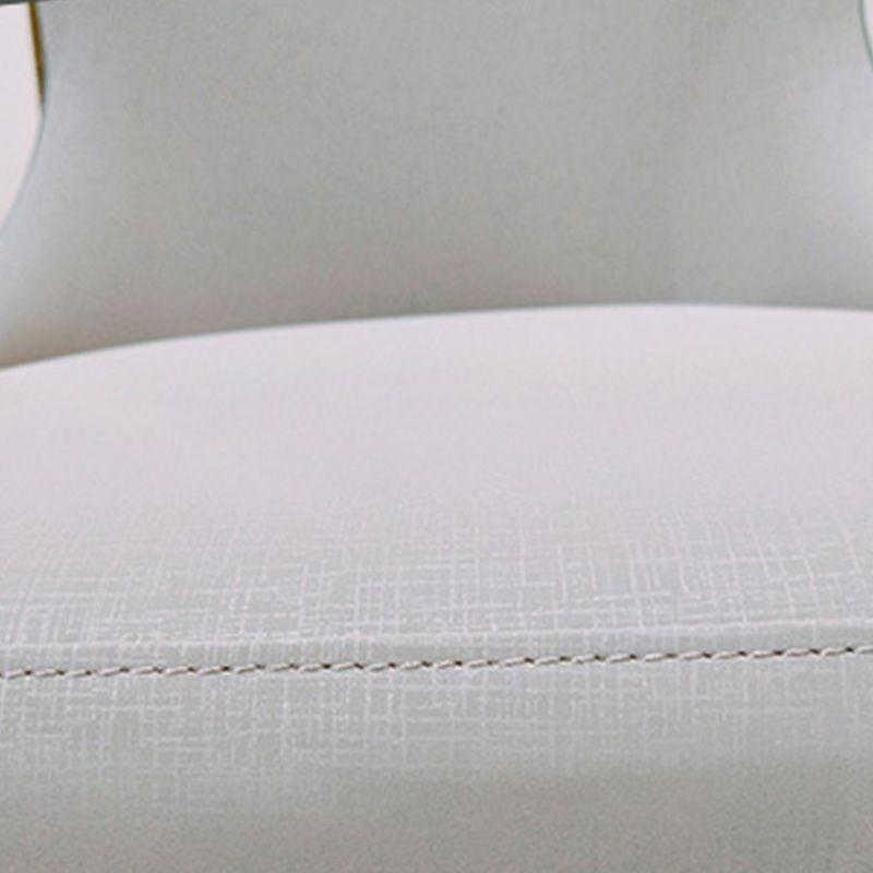 Contemporary Upholstered Dining Chairs Parsons Side Chair in Blue