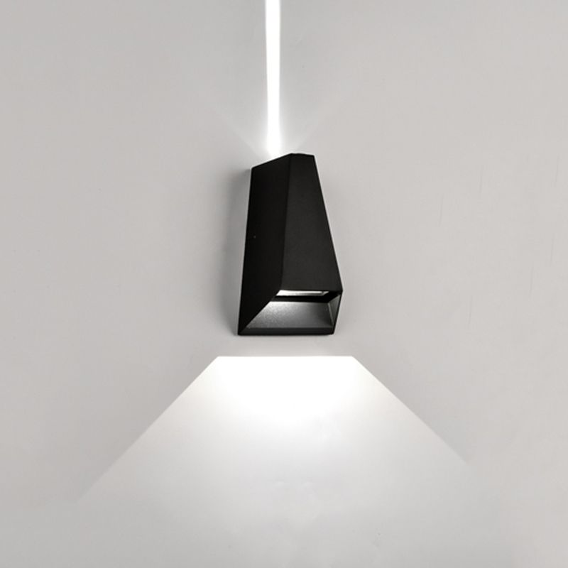 Moderno Minimalista Geométrico Geométrico ARRIBA LED MALA MEAL METAL 2 luces de luces 2 luces