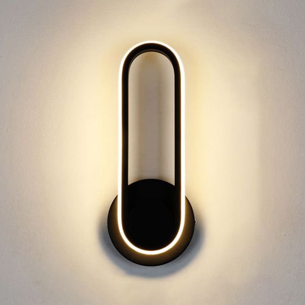 1 Licht geometrische Schatten Wandleuchte moderne Metall Wandmontageleuchte