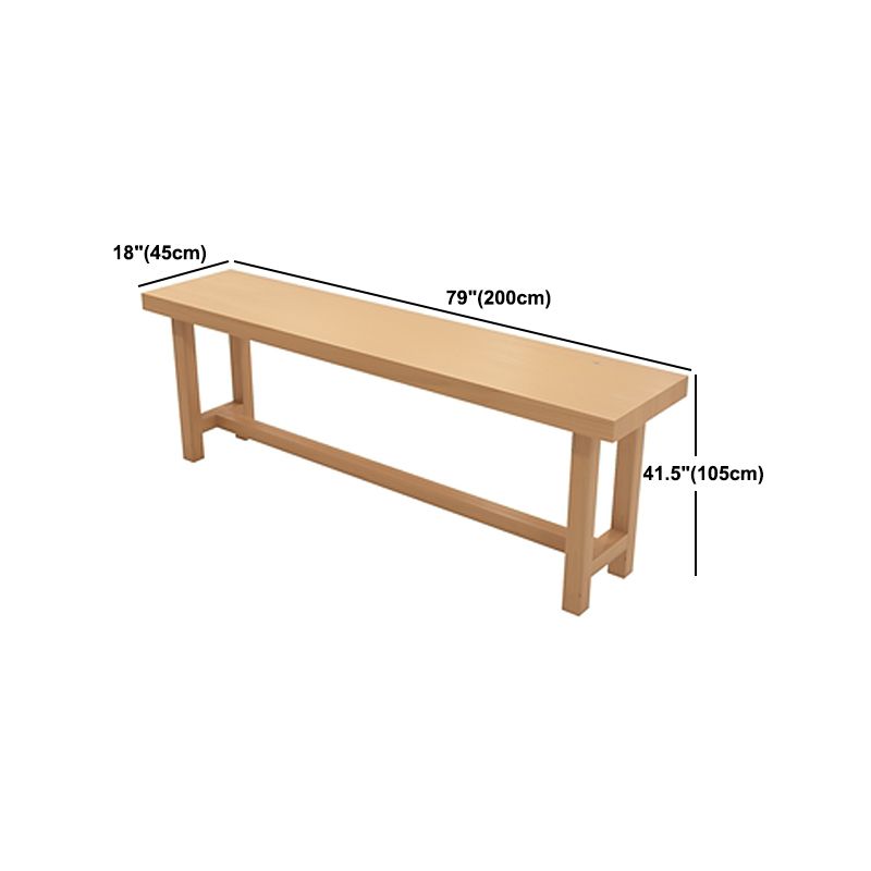 Rectangular Bar Table Set 1/6/11 Pcs Solid Wood Bar Table and Stools