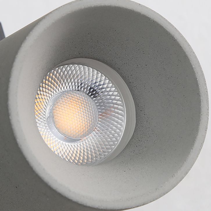 Modern Simple Metal Wall Light Cylinder Shape Adjustable Wall Lamp for Living Room