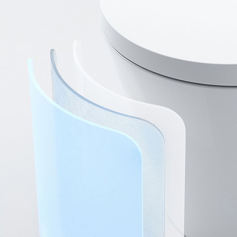 Contemporary Siphon Jet Ceramic Toilet Bowl One Piece Urine Toilet with Seat