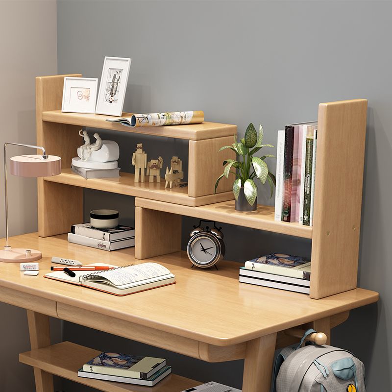 10.5" W Bookshelf Modern Wooden Geometric Bookcase for Home Office