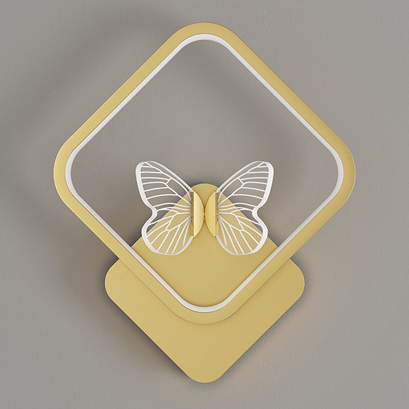 Metallgeometrische Form Wandmontage Beleuchtung moderner Stil 3-Lights Wandmontageleuchte