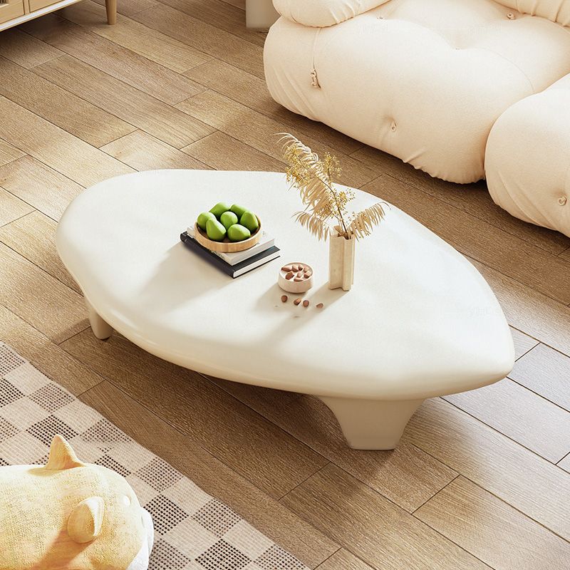 3 Legs Irregular Coffee Table Modern 11.8-In High 1 Single Cocktail Table