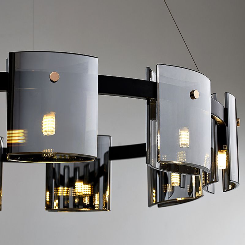 Semplici lampadari lampadari in vetro lampadario appeso per la caffetteria