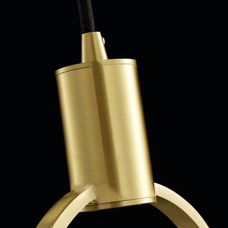 Suspension à balle à balle pendentif moderne des lumières suspendues en cristal simple pour le chevet