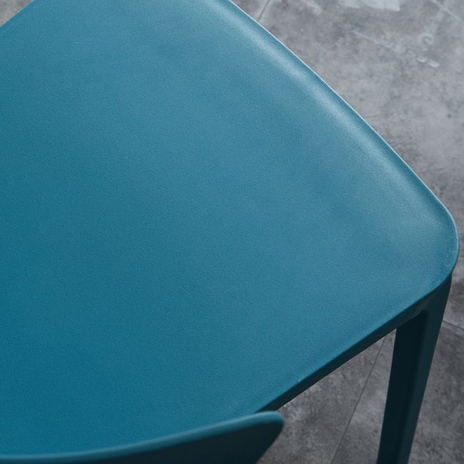 Scandinavian Plastic Side Chair Wingback Dining Kitchen Room Chair