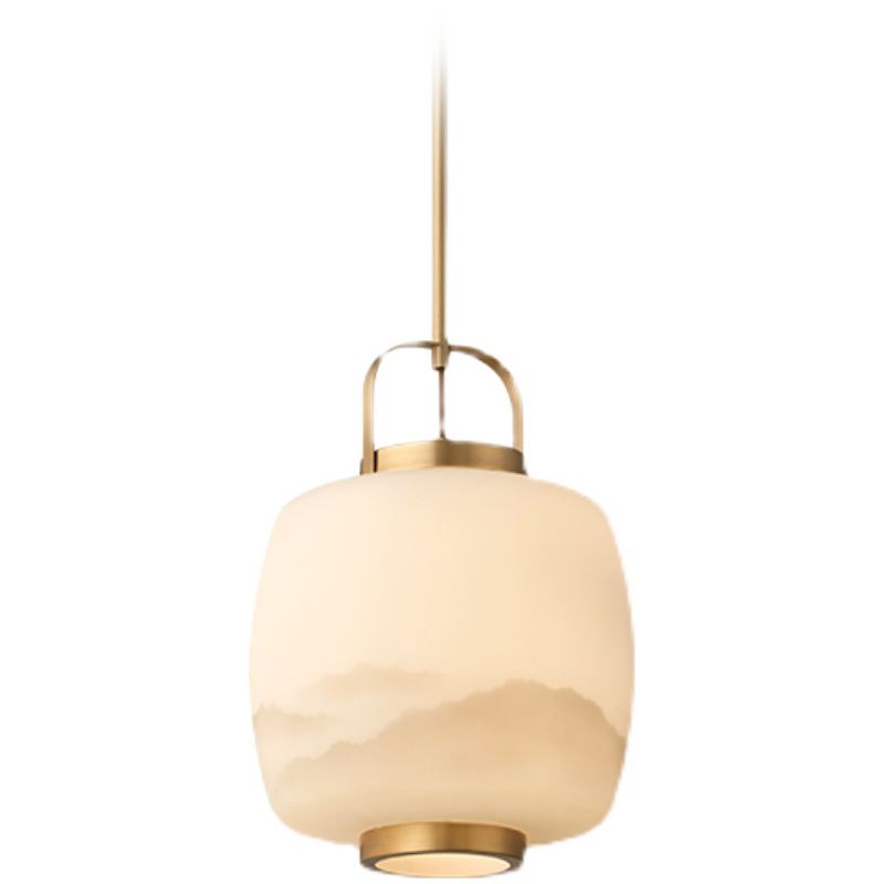 Assayeur d'éclairage pendentif en verre blanc léger en verre blanc clair pour salle à manger