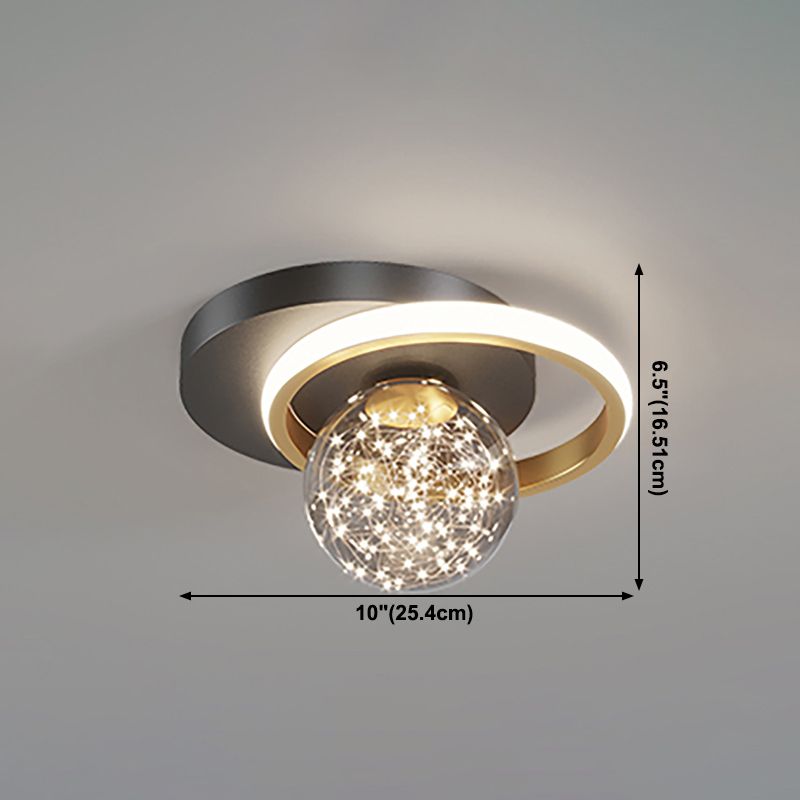 Lampe encastrée moderne à 2 têtes, plafonnier LED Gypsophila pour chambre à coucher