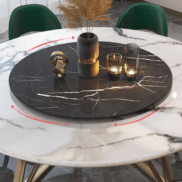 Traditional Luxury Dining Table Round Dining Table for Dinner Room