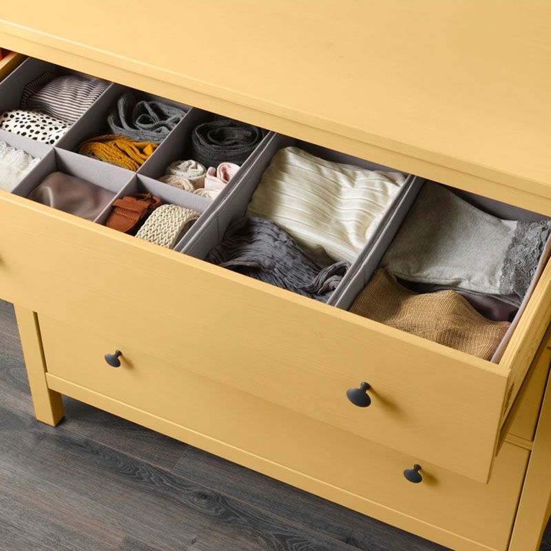 Contemporary Horizontal Chest Bedroom Storage Chest with 3 Drawers