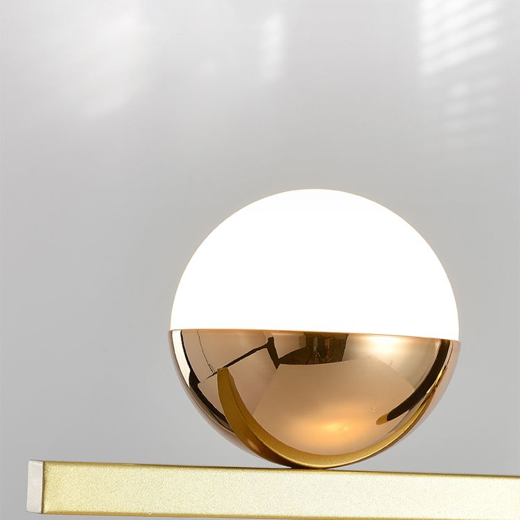 LED Linear Island Lighting Fixture Metal 2-Spotlight Chandelier Lamp for Dining Room