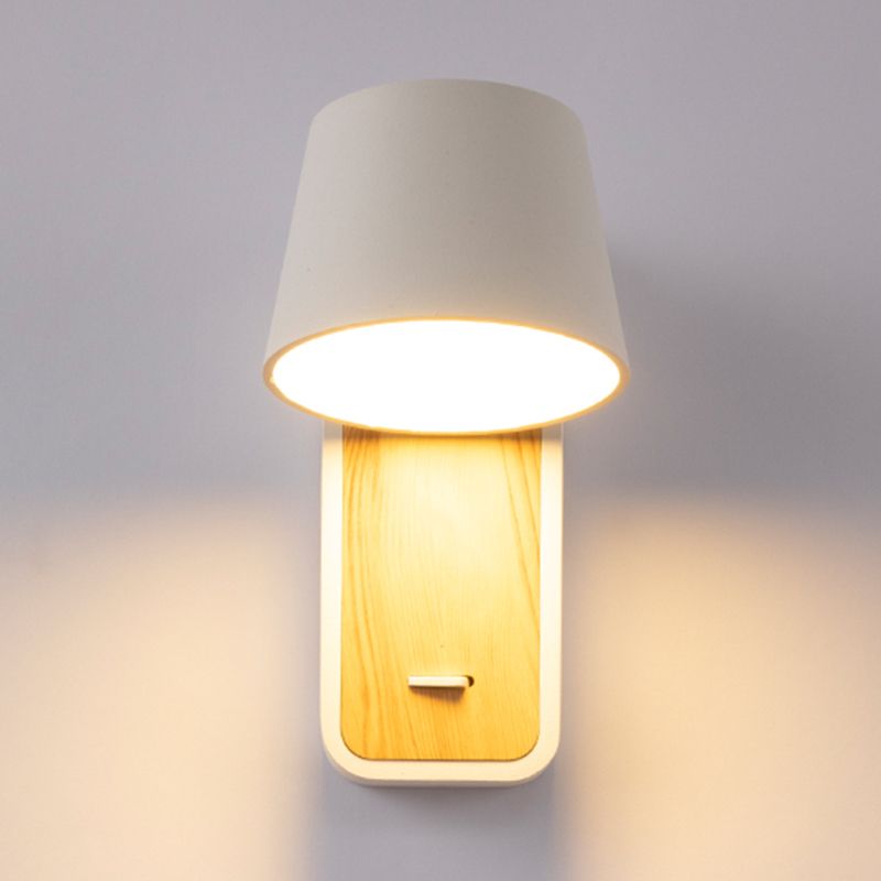 Modern Aluminum Wall Light Geometric 1 Light Reading Wall Sconce for Bedroom