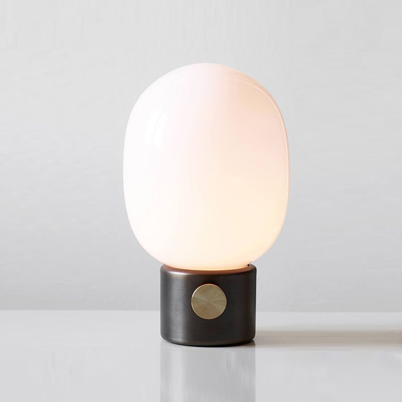 Nordic Style Simple Marble Table Lamp Modern Style Glass Desk Lamp for Study Bedroom