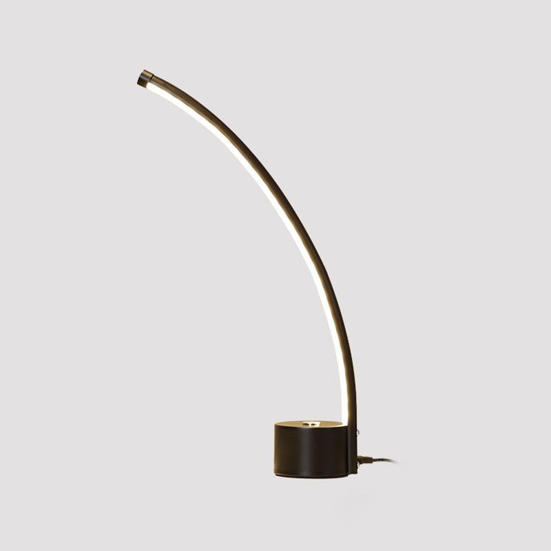 Einfachheitstil Nachttisch Lampe Metall Schlafzimmer LED-Tischleuchte