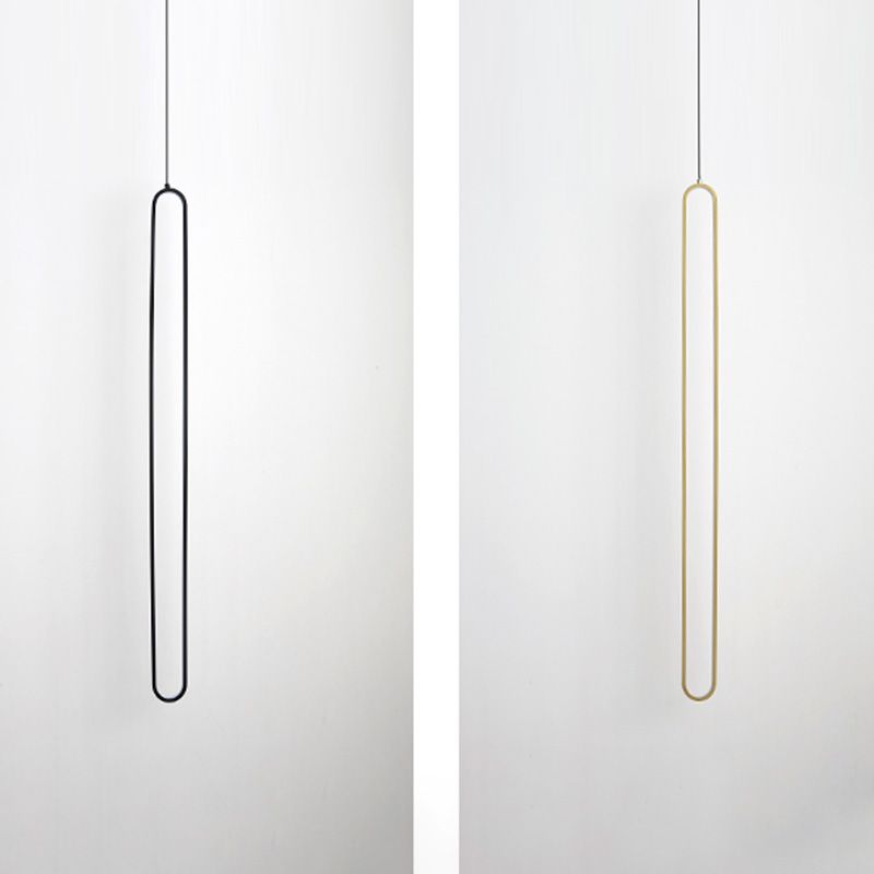 Servo moderno a forma di metallo ovale per la sala da pranzo del bagno per soggiorno