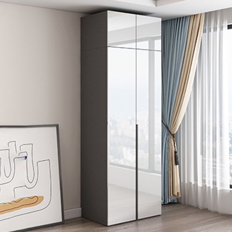 Bedroom Wooden Wardrobe Cabinet Modern Armoire with Soft Close Doors