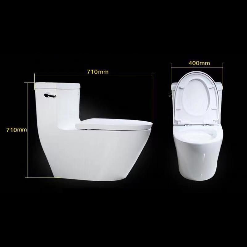 Porcelain Siphon Jet Toilet Floor Mounted One Piece Toilet Urine Toilet