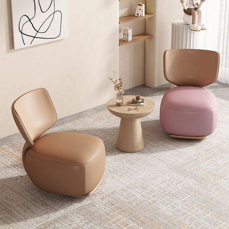 18.11" Wide Armless Chair Accent Chair with Fixed Back for Living Room