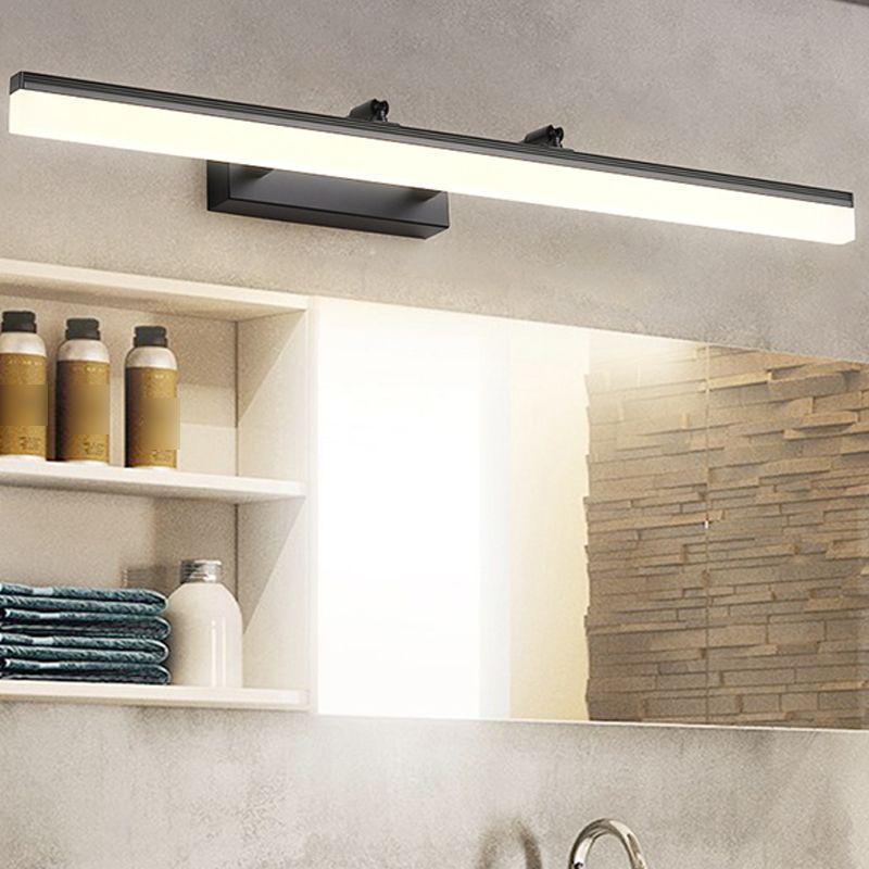 Striscia illuminazione da parete in stile moderno 1 luce di scarpa leggera per doccia